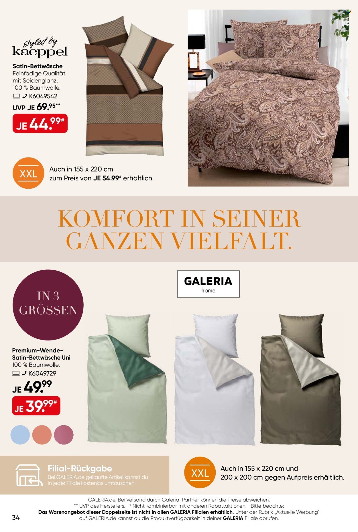 GALERIA KARSTADT KAUFHOF Prospekt - Ab Mittwoch 2.09.2026