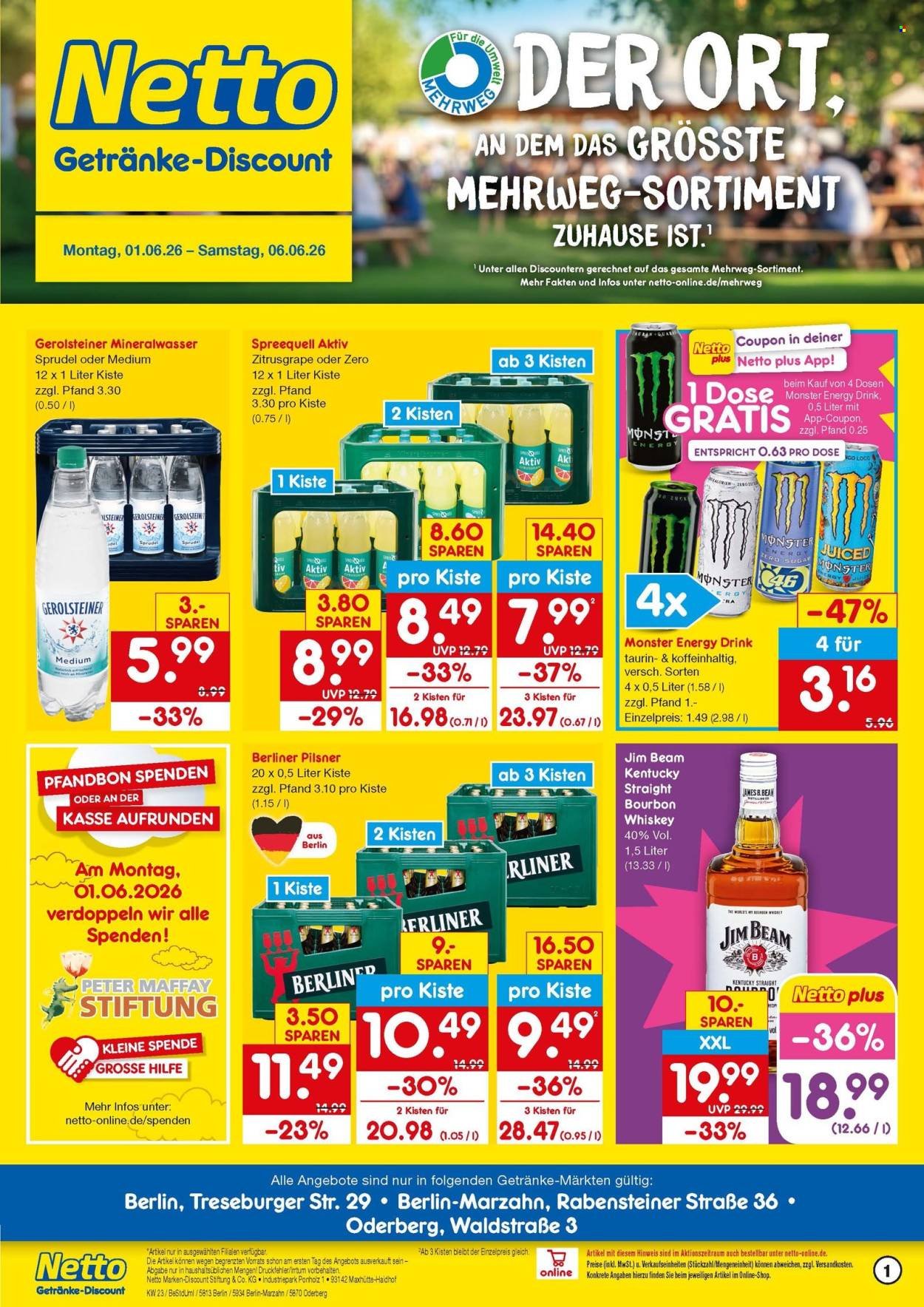 NETTO MARKEN-DISCOUNT Prospekt - Getränkemarkt in deiner Nähe