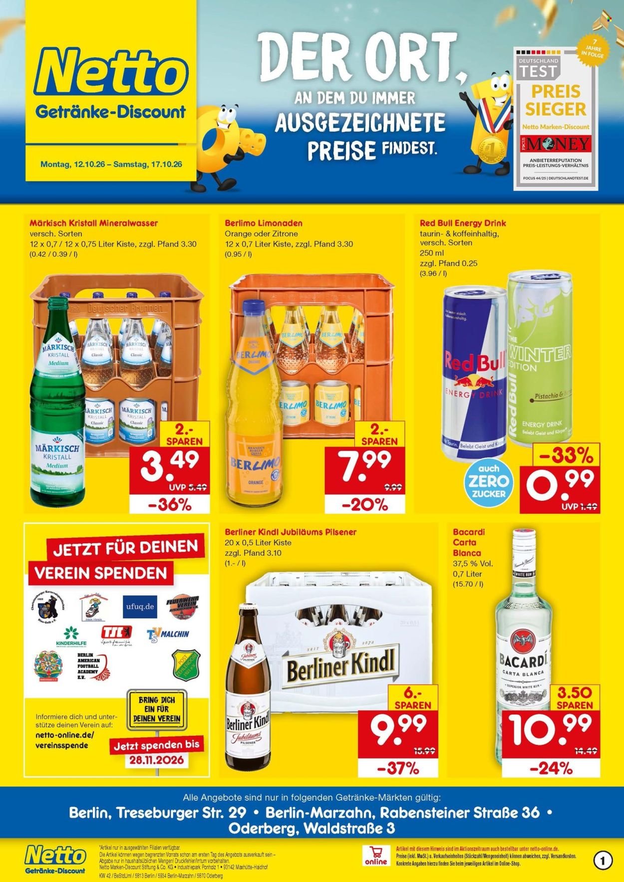 NETTO MARKEN-DISCOUNT Prospekt - Getränkemarkt in deiner Nähe