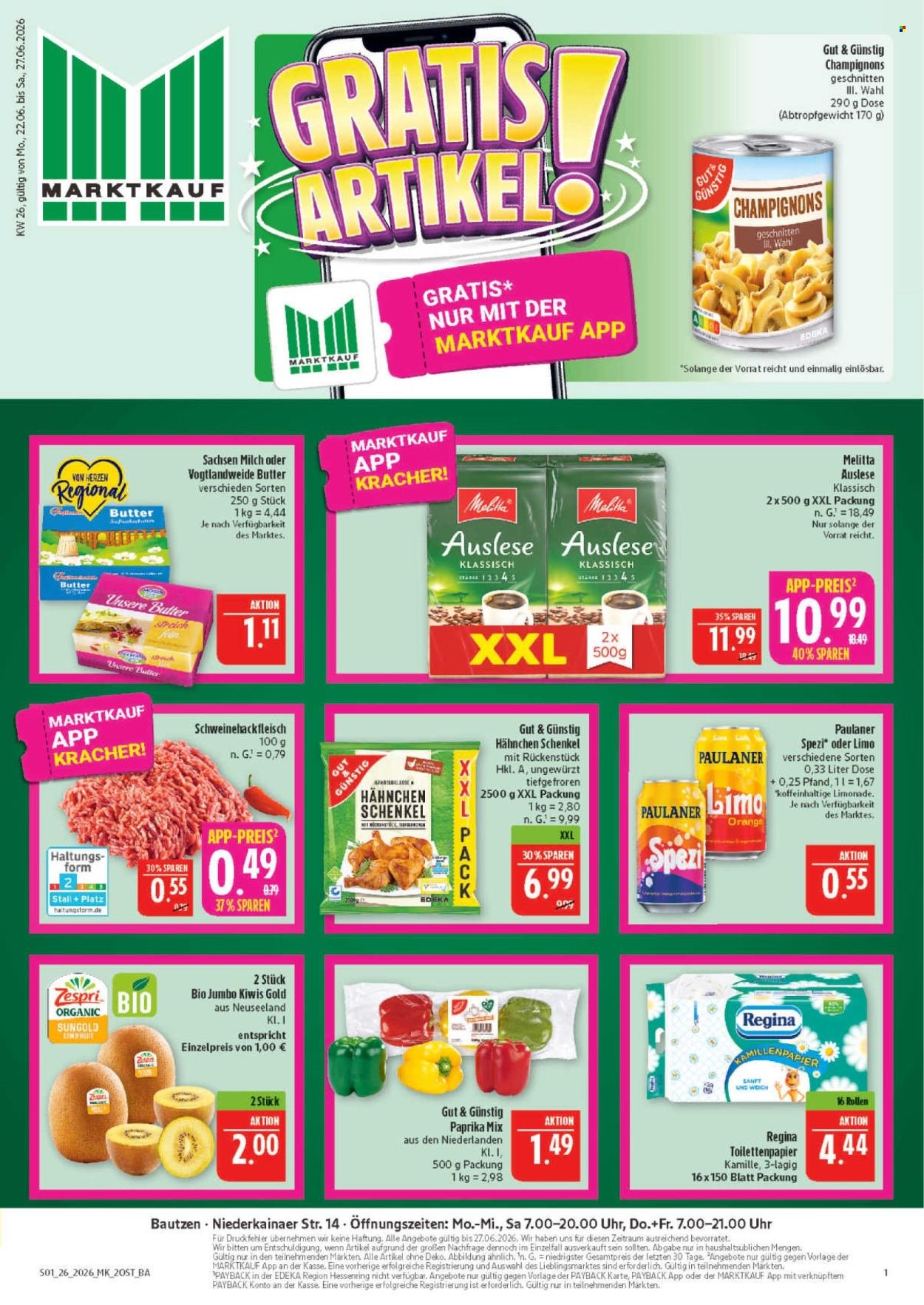 MARKTKAUF Prospekt - Ab Montag 22.06.2026