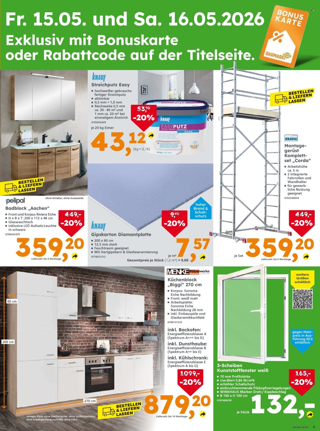 GLOBUS BAUMARKT Prospekt - Ab Freitag 15.05.2026 (2026-05-15 - 2026-05-16)