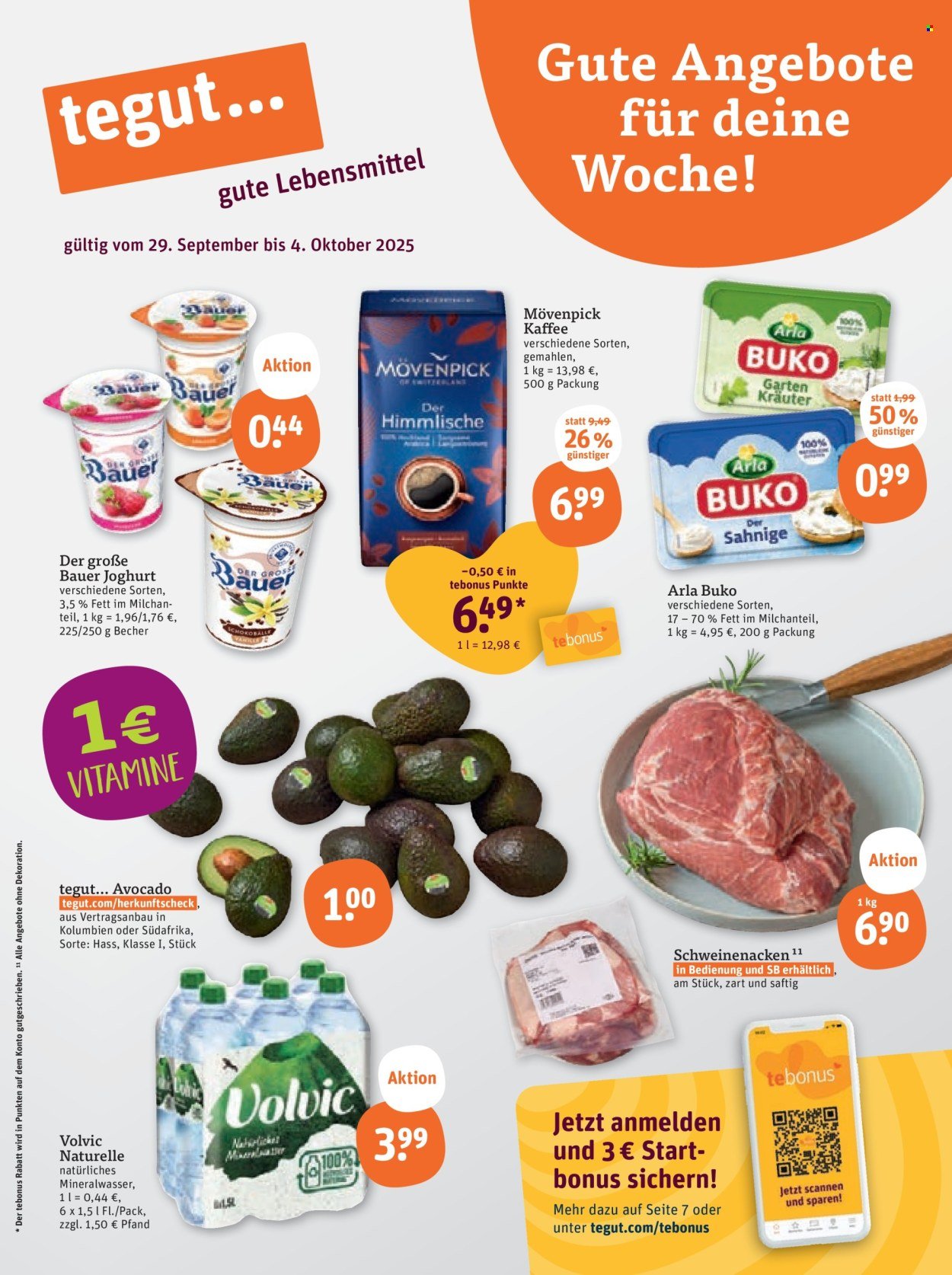TEGUT... Prospekt - Ab Montag 29.09.2025 (2025-09-29 - 2025-10-04) | 3