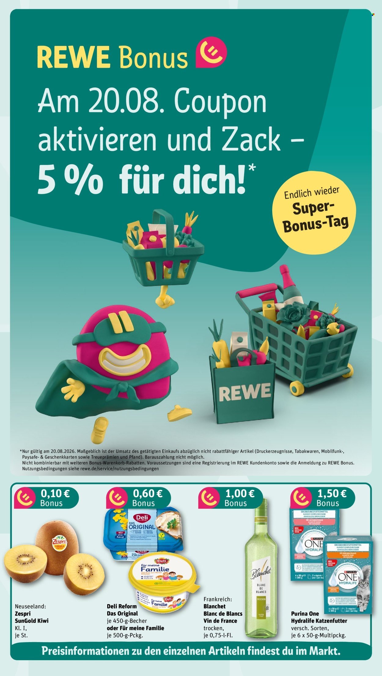 REWE Prospekt - Ab Montag 17.08.2026
