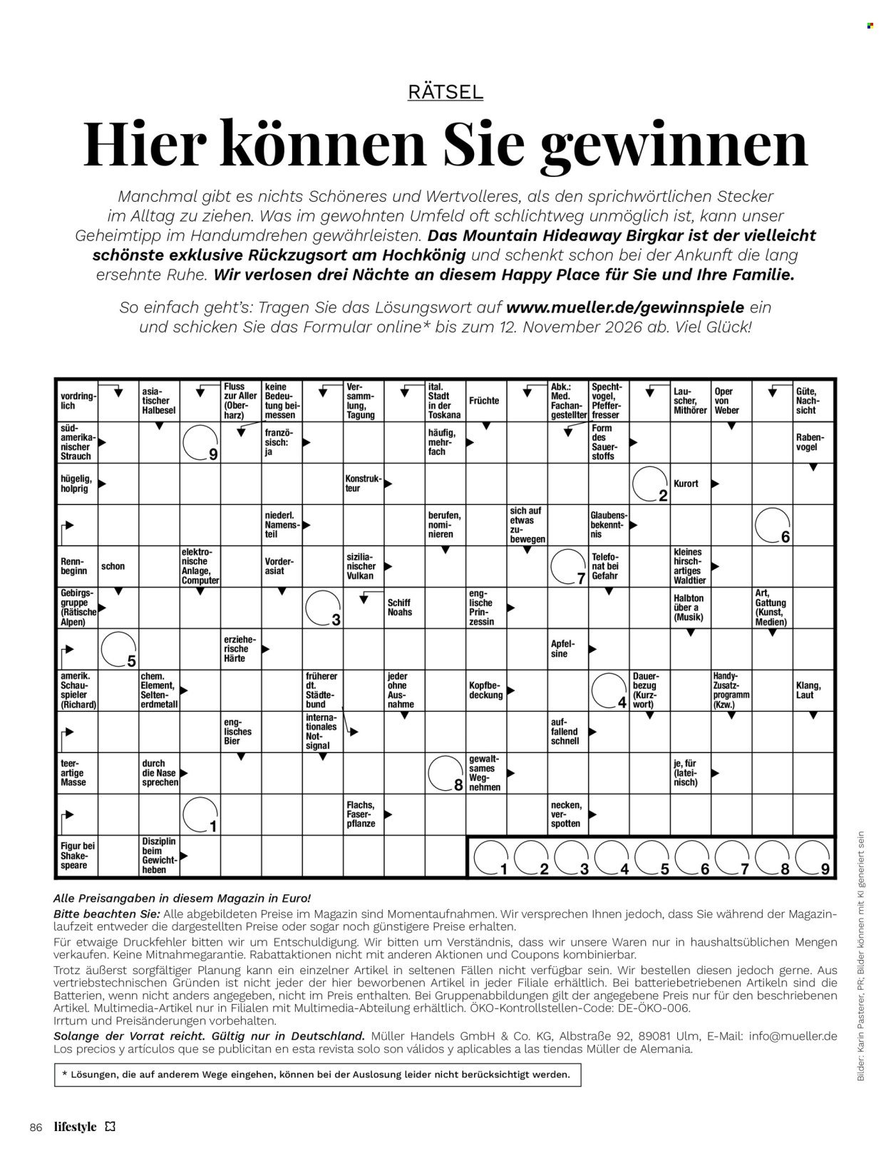 MÜLLER Prospekt - Lifestyle