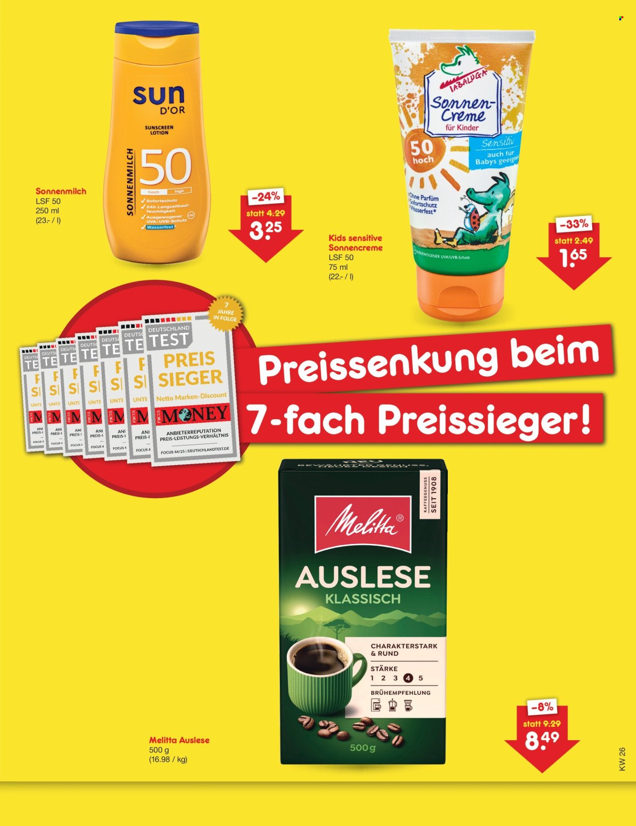 NETTO MARKEN-DISCOUNT Angebote - Preissenkung auf Dauer