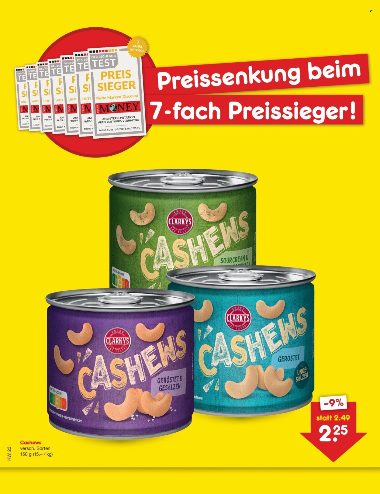 NETTO MARKEN-DISCOUNT Angebote - Preissenkung auf Dauer