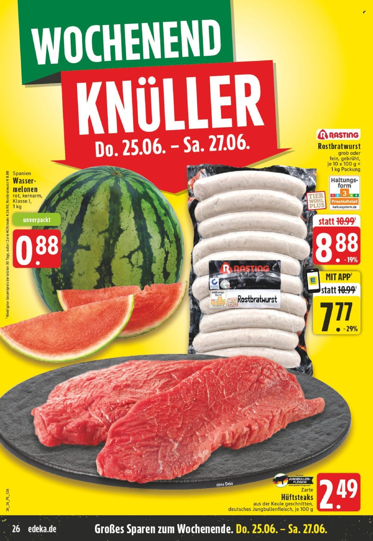 EDEKA Prospekt - Ab Montag 22.06.2026