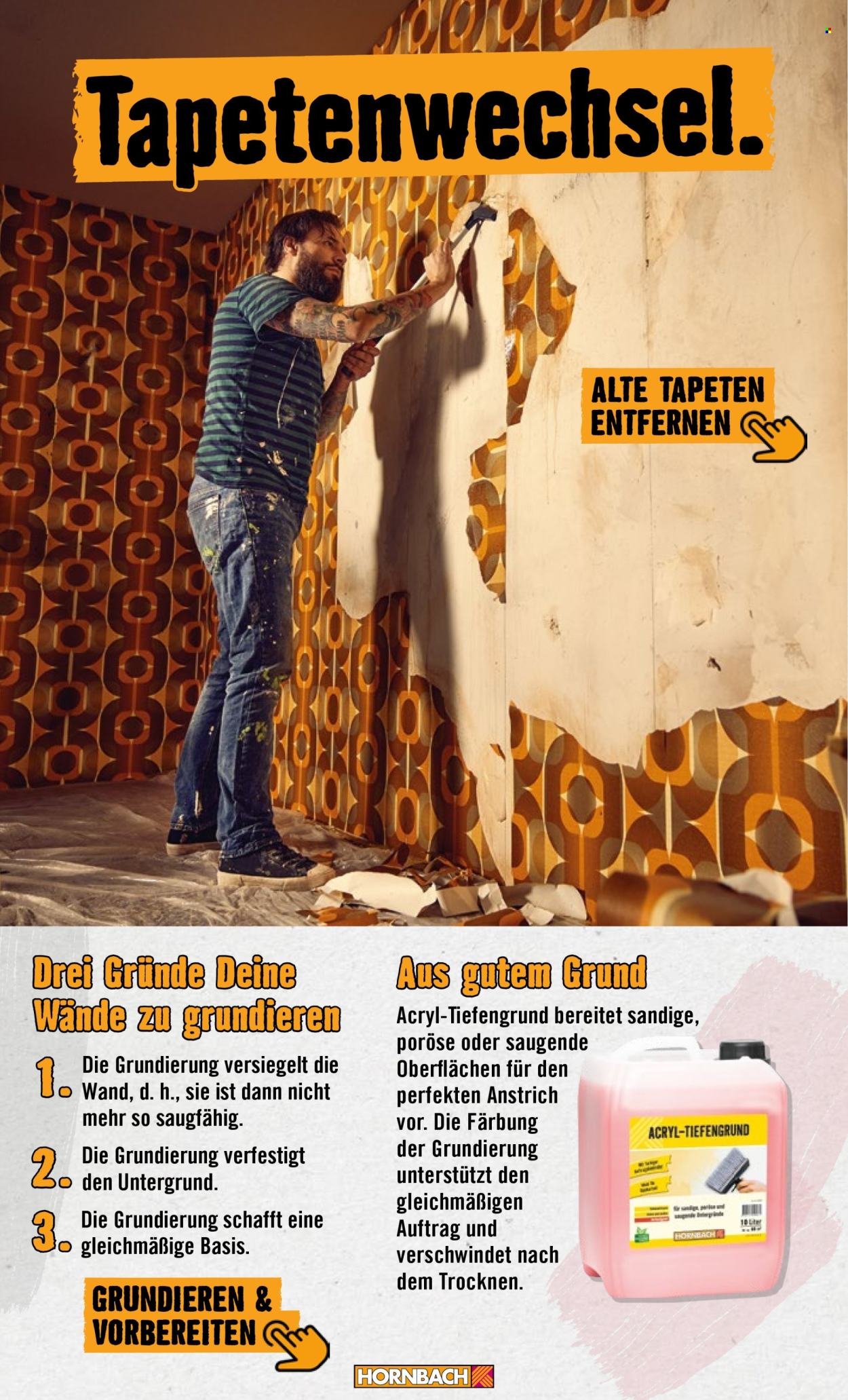 HORNBACH Angebote - Wände gestalten