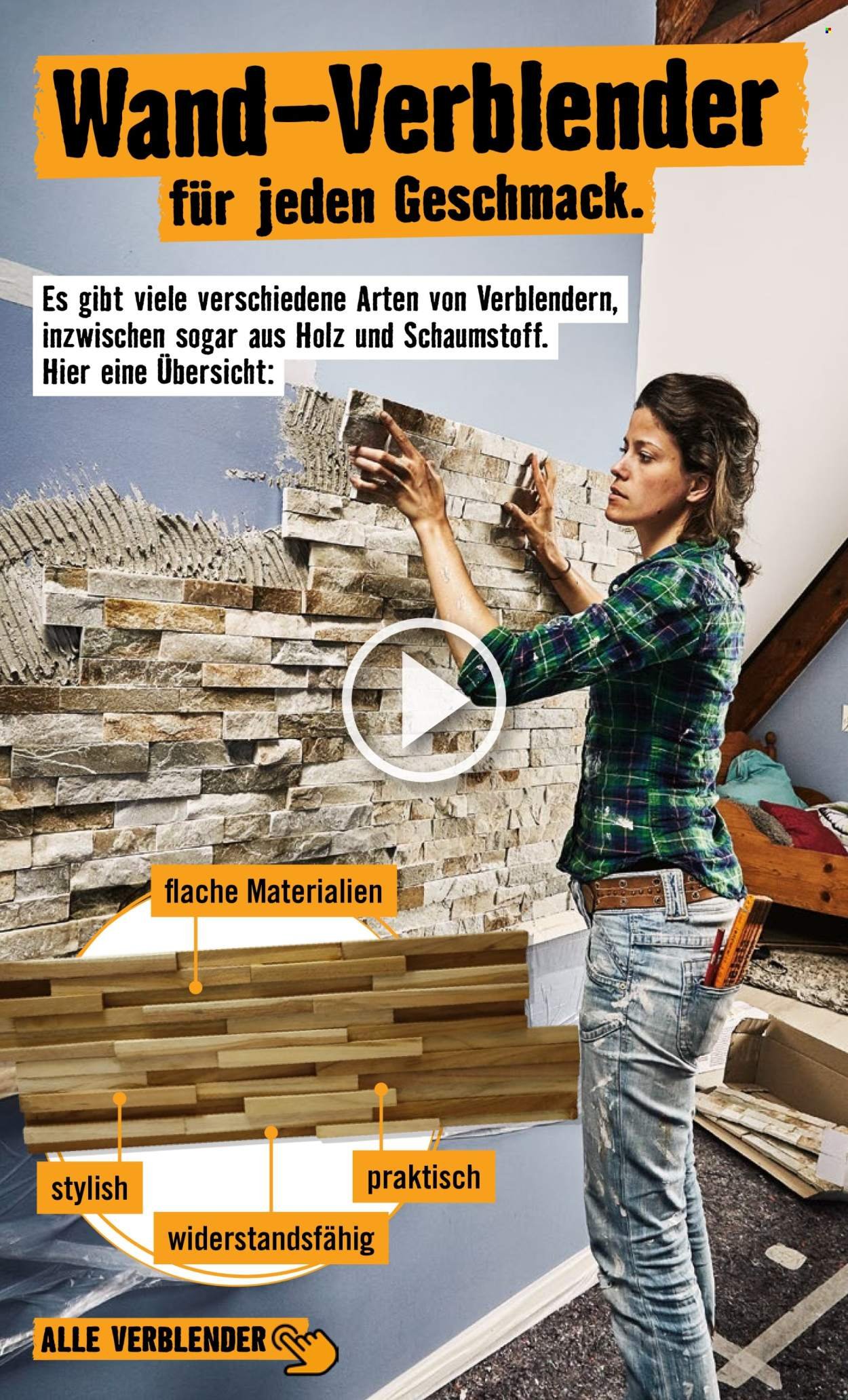 HORNBACH Angebote - Wände gestalten