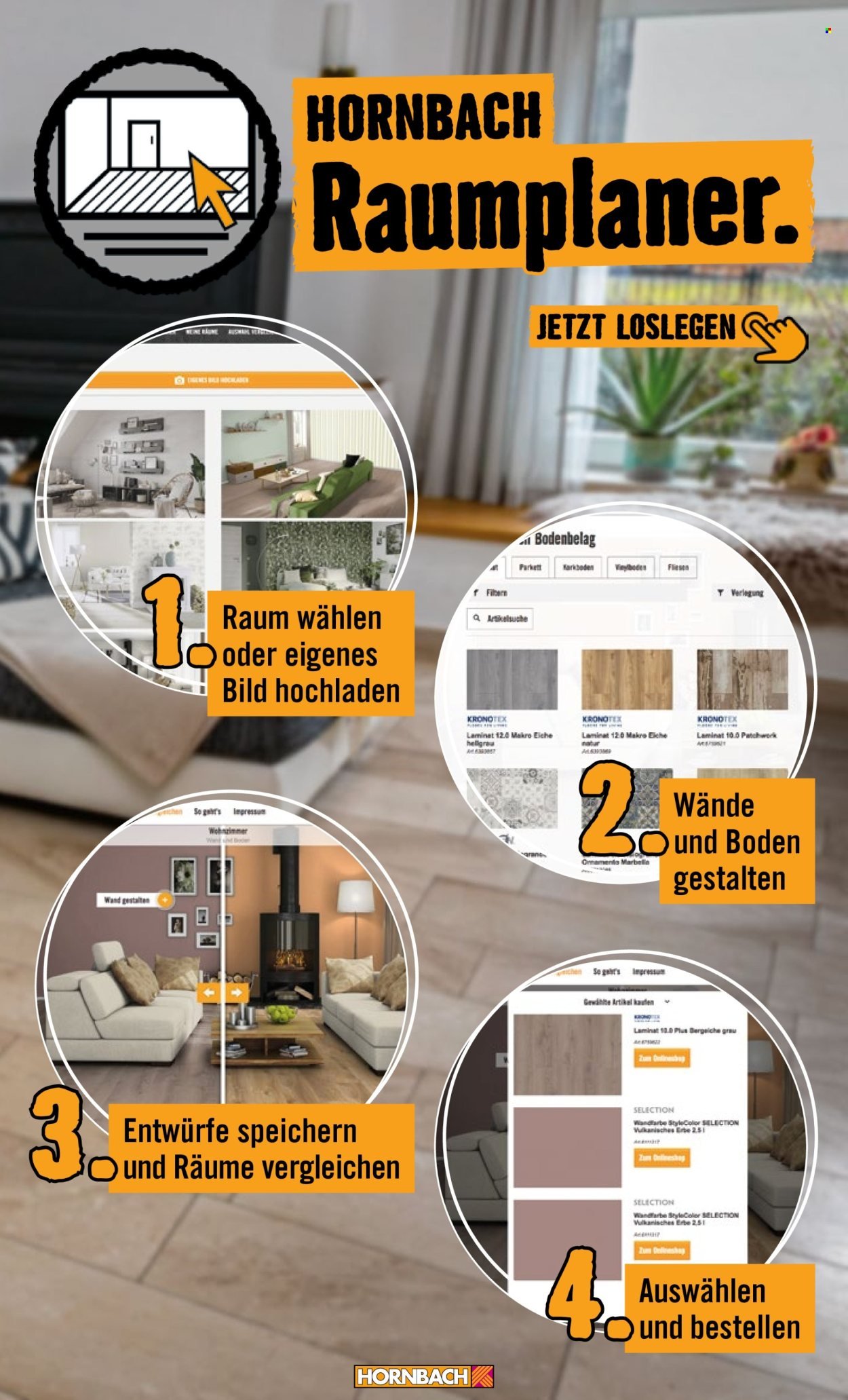 HORNBACH Angebote - Wände gestalten