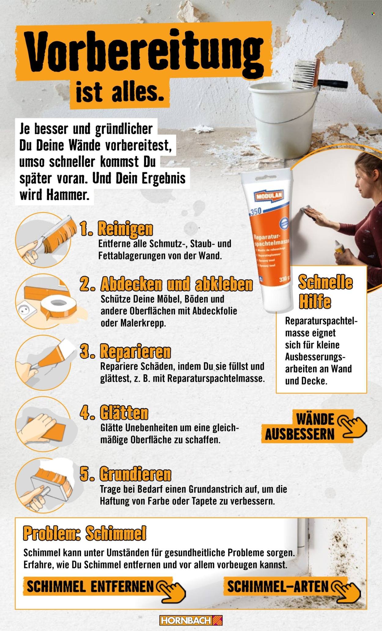 HORNBACH Angebote - Wände gestalten