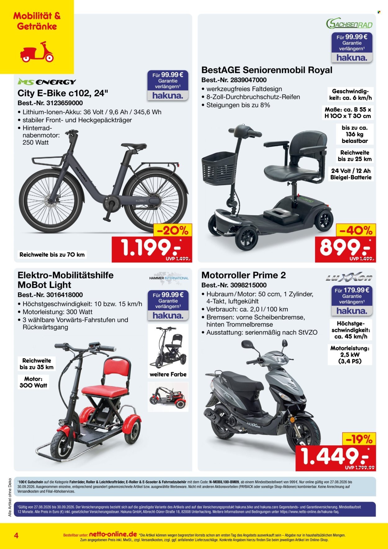 NETTO MARKEN-DISCOUNT Prospekt - Online-Angebote September