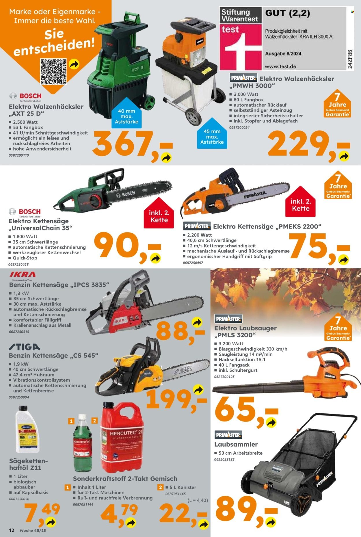 GLOBUS BAUMARKT Prospekt - Ab Montag 3.11.2025