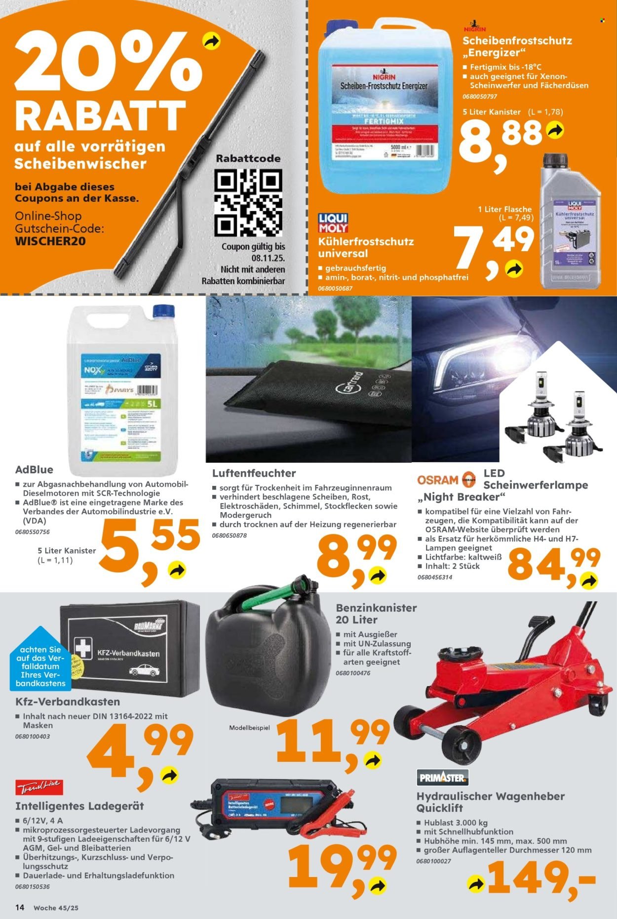 GLOBUS BAUMARKT Prospekt - Ab Montag 3.11.2025