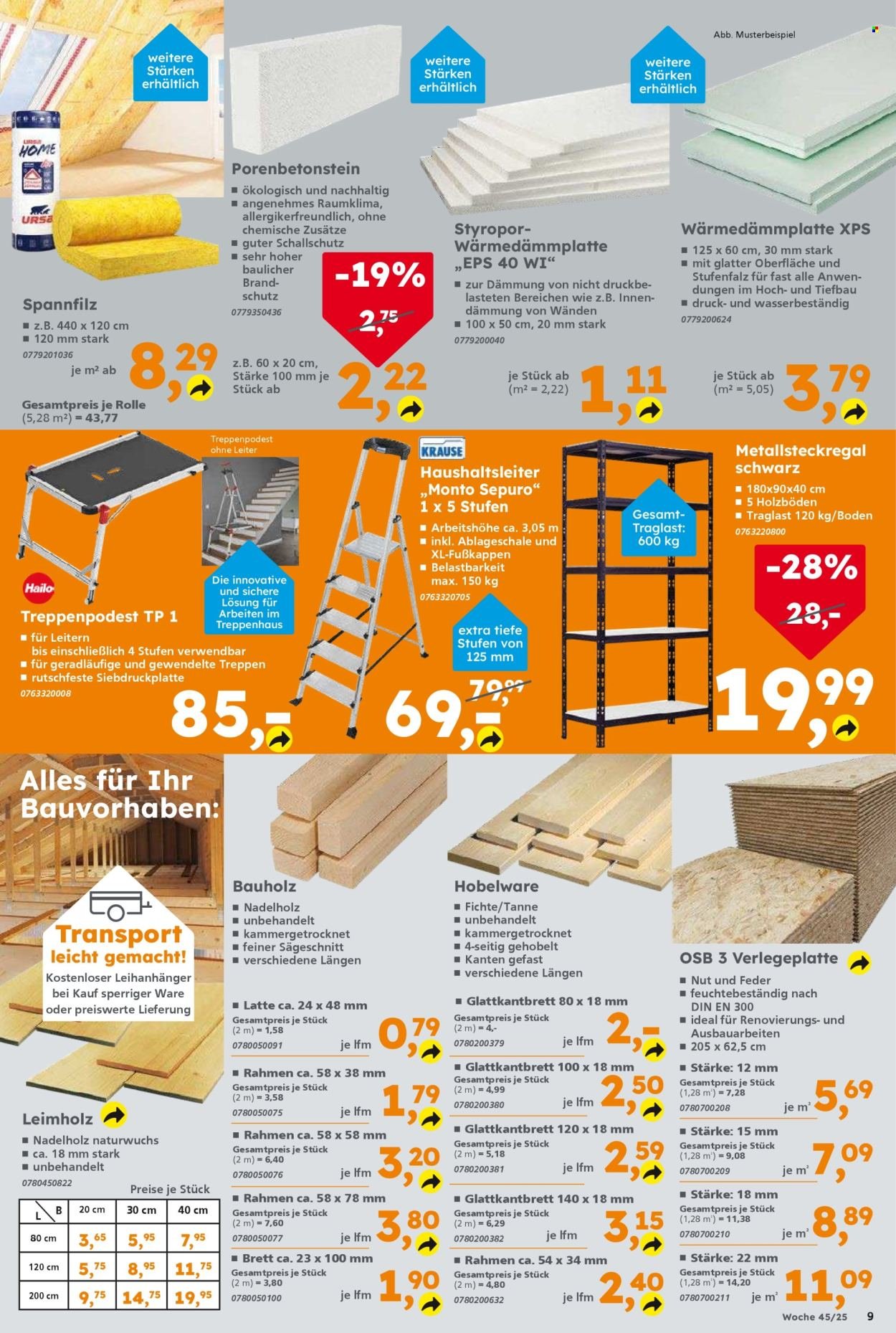GLOBUS BAUMARKT Prospekt - Ab Montag 3.11.2025