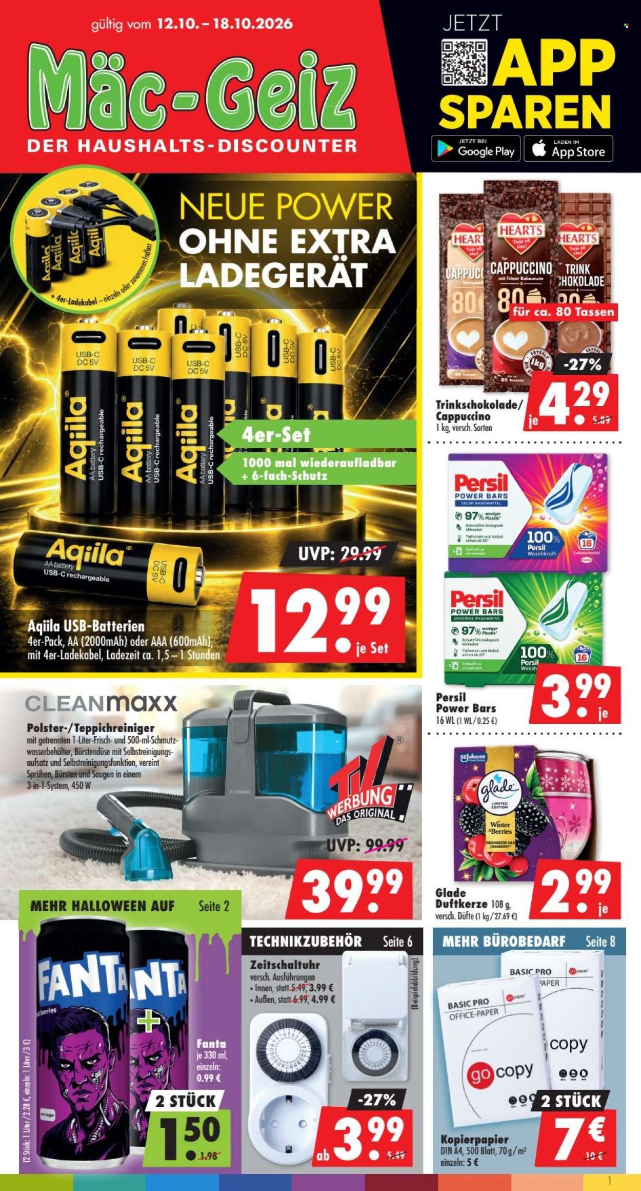 MÄC-GEIZ Prospekt - Ab Montag 12.10.2026