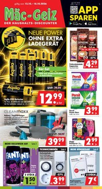 MÄC-GEIZ Prospekt - Ab Montag 12.10.2026