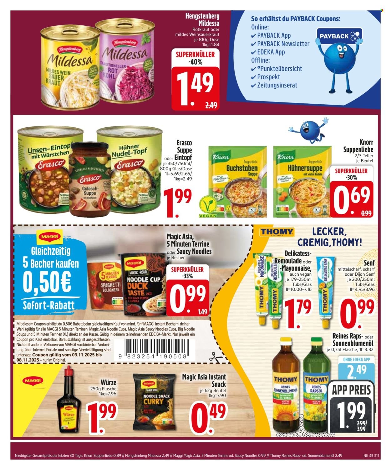 EDEKA Prospekt - Ab Montag 3.11.2025