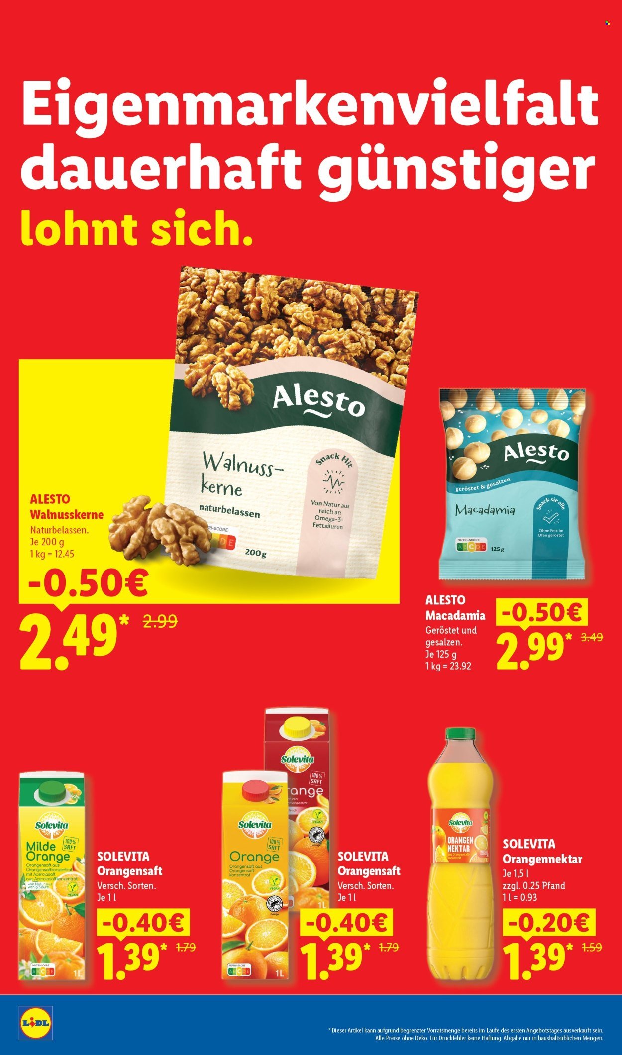LIDL Angebote - dauerhaft günstiger! - Der Preisführer macht Deutschland