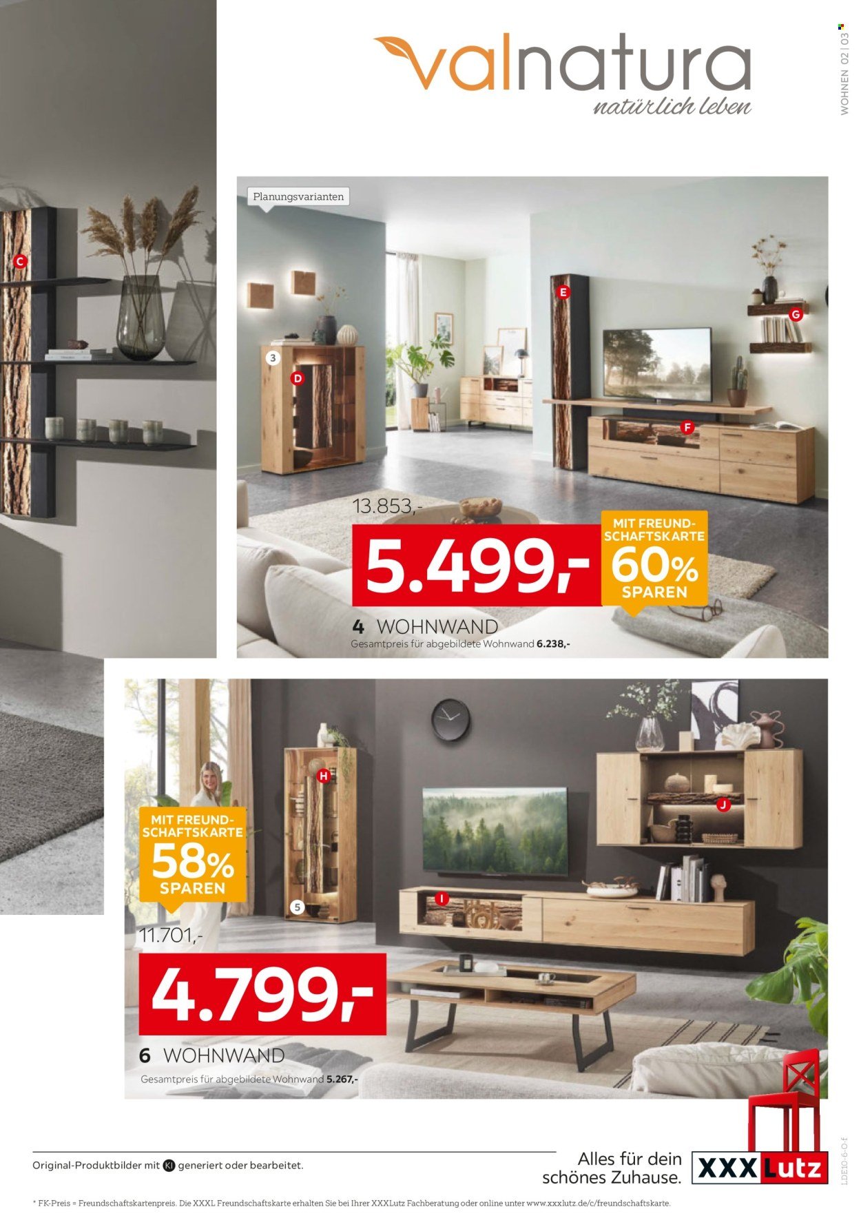 XXXLUTZ Prospekt - Bis zu 61% auf Massivholzmöbel