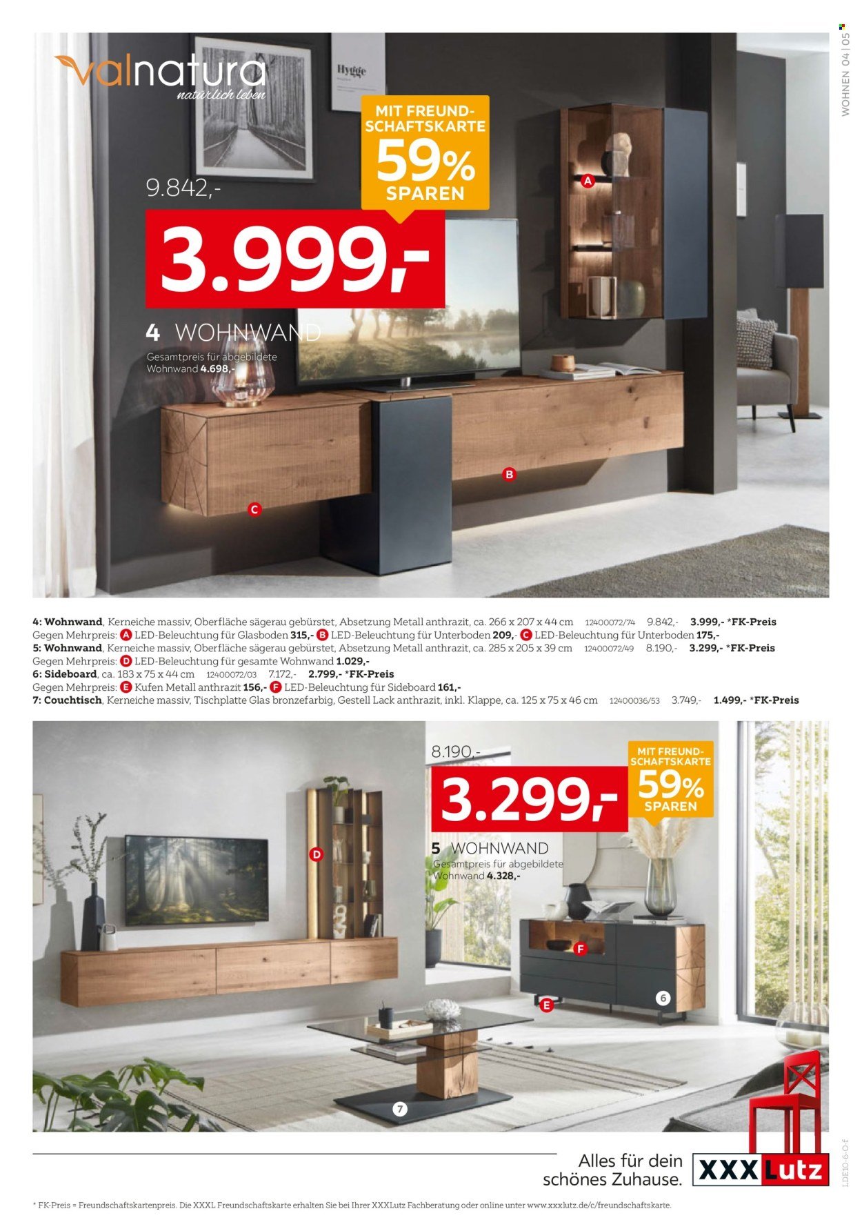 XXXLUTZ Prospekt - Bis zu 61% auf Massivholzmöbel