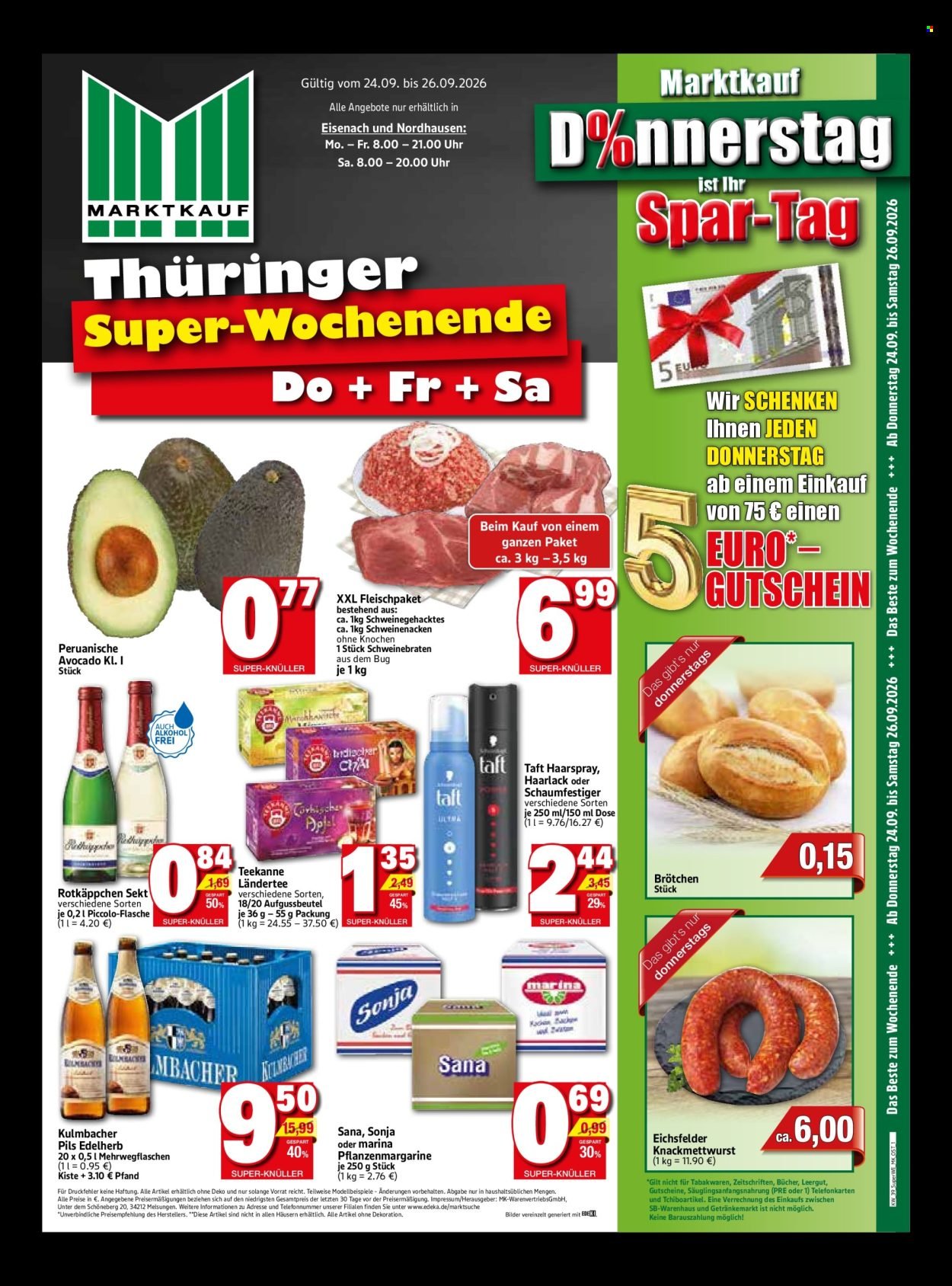 MARKTKAUF Prospekt - Ab Montag 21.09.2026