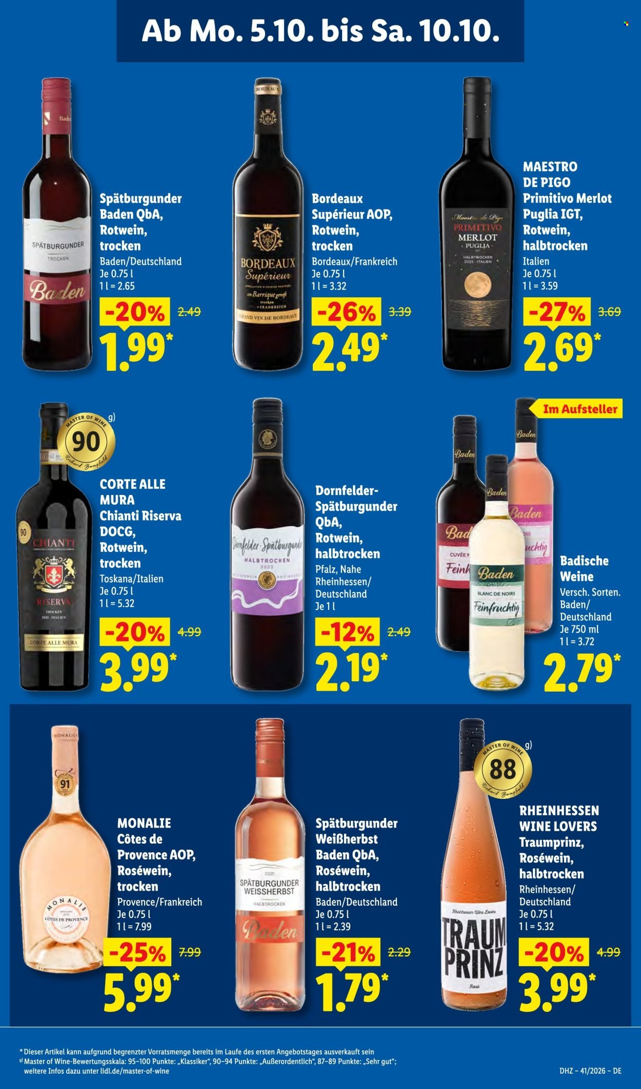 LIDL Prospekt - Ab Montag 5.10.2026