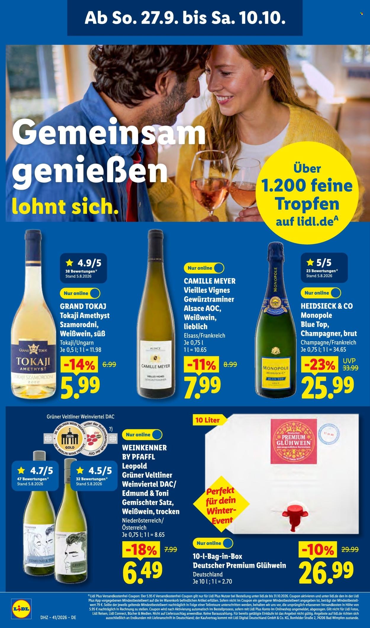 LIDL Prospekt - Ab Montag 5.10.2026