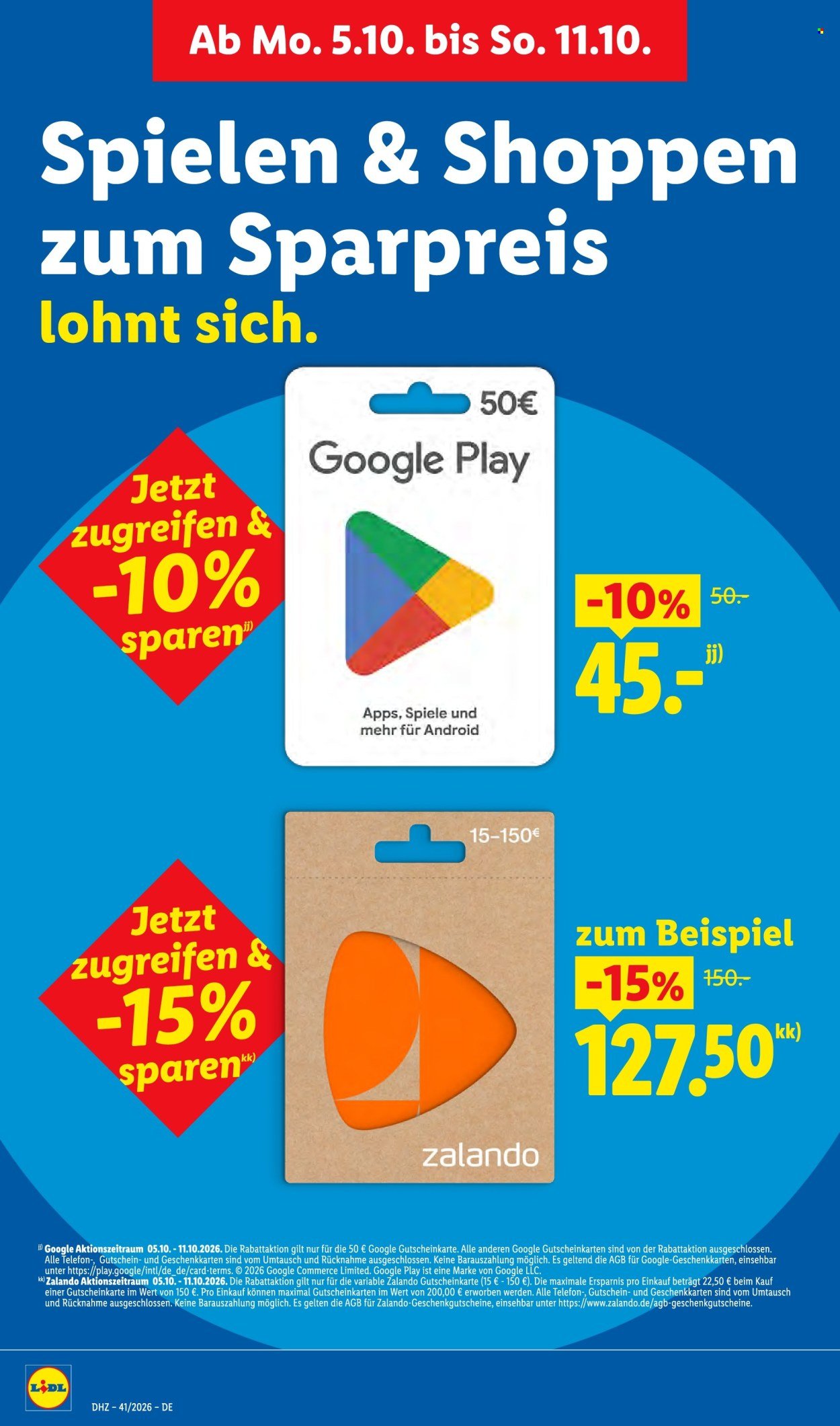 LIDL Prospekt - Ab Montag 5.10.2026