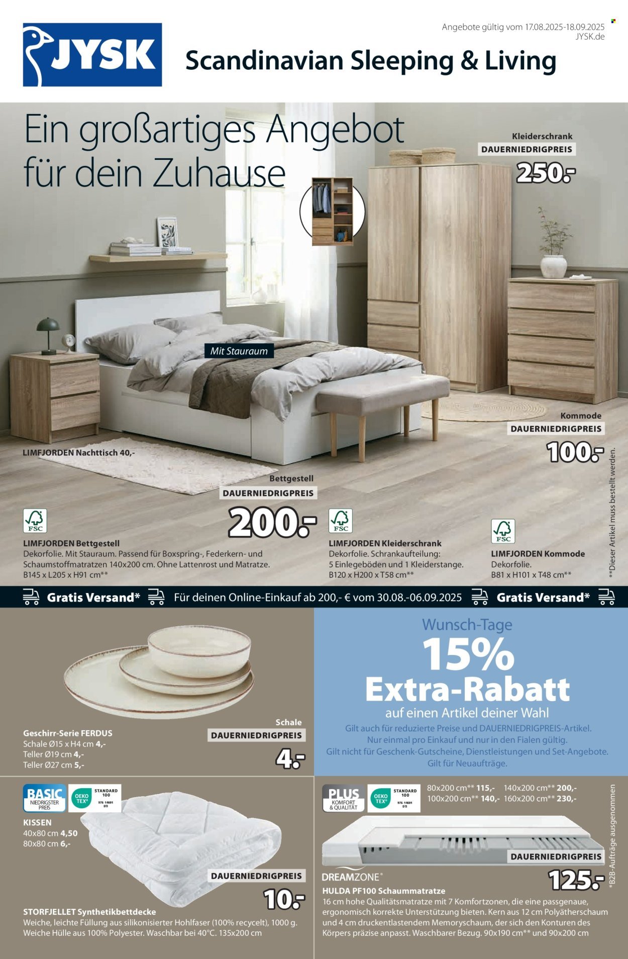 JYSK Prospekt - Großartige Angebote (2025-08-17 - 2025-09-18) | 1