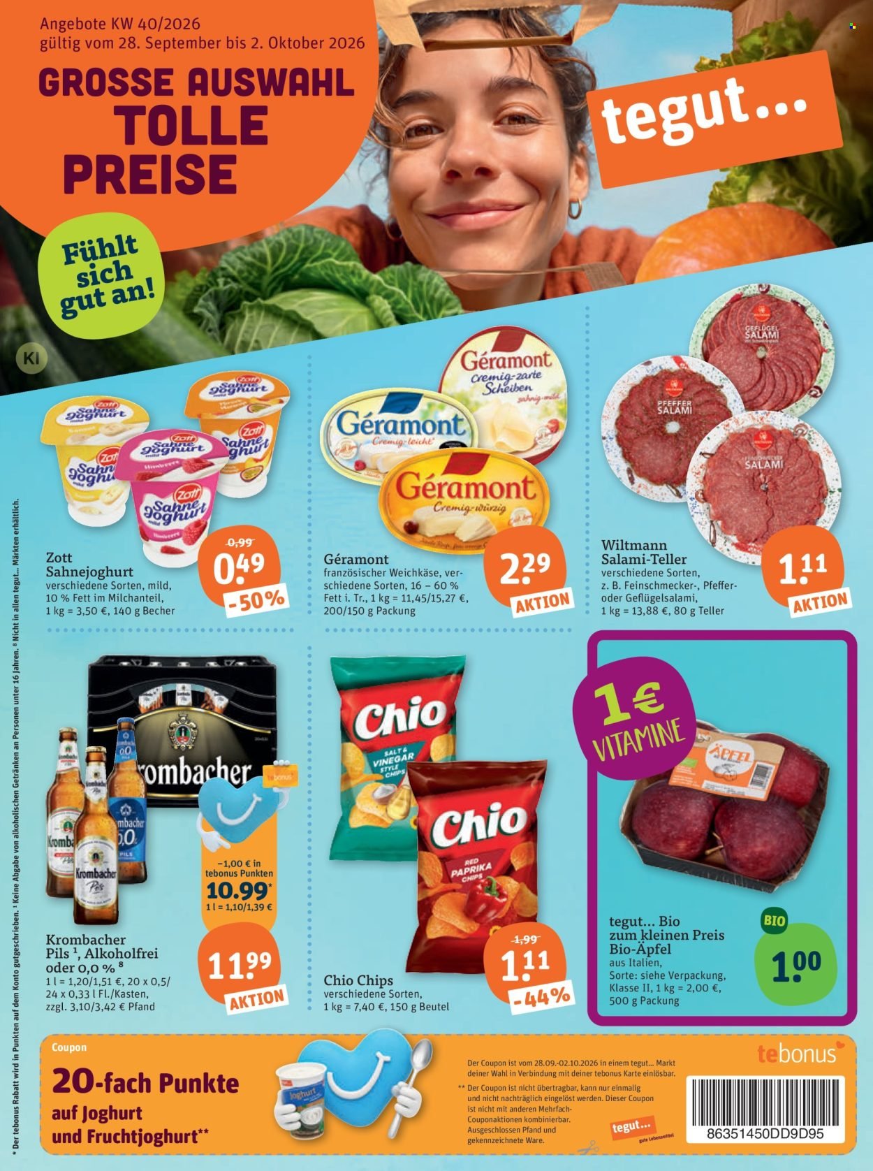 TEGUT... Prospekt - Ab Montag 28.09.2026