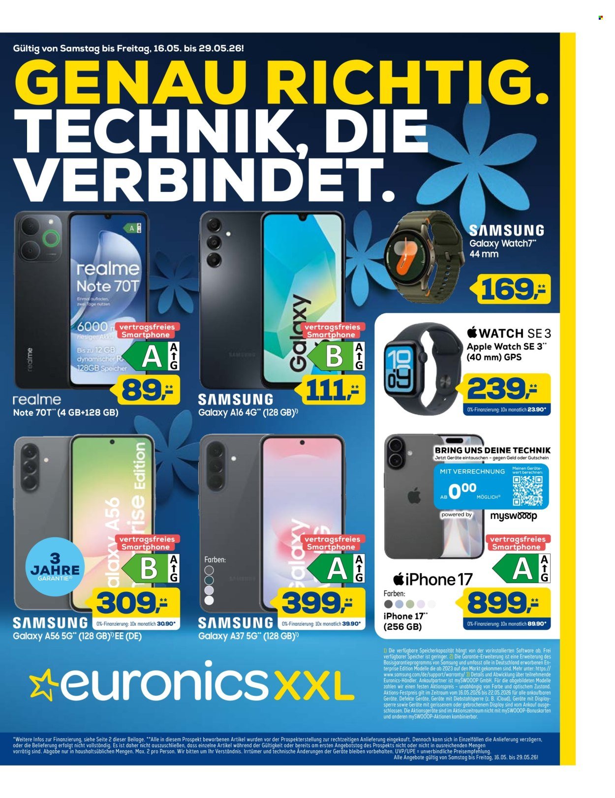 EURONICS Prospekt - Ab Samstag 16.05.2026