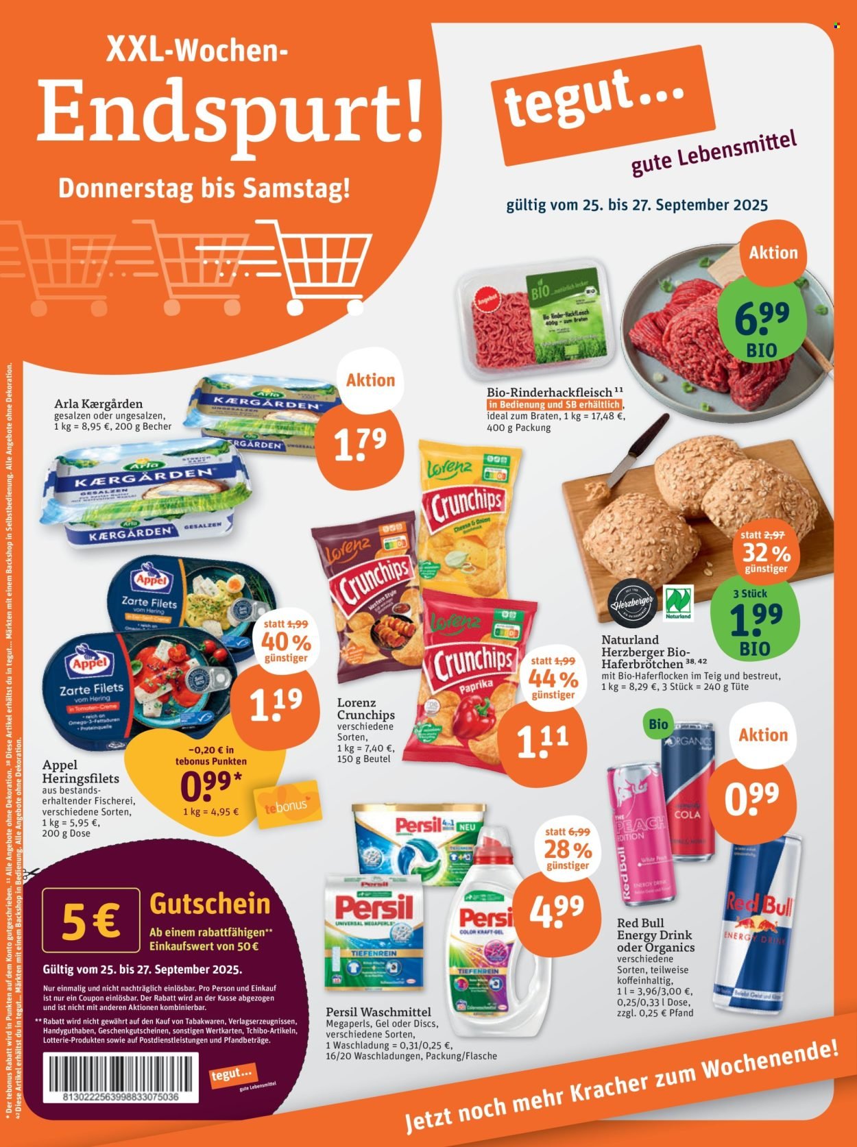 TEGUT... Prospekt - Ab Montag 22.09.2025 (2025-09-22 - 2025-09-27) | 1