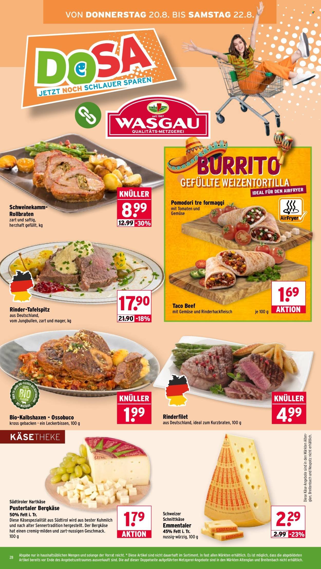 WASGAU Prospekt - Ab Montag 17.08.2026