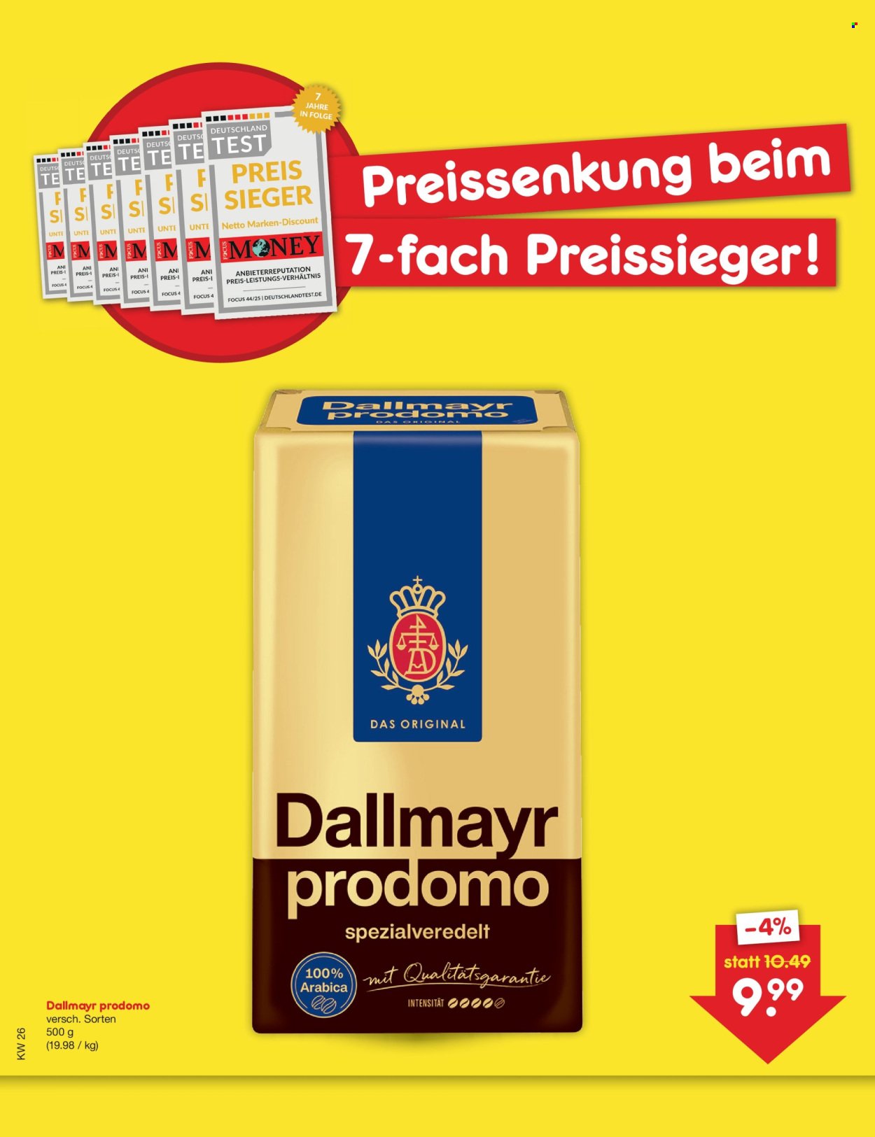 NETTO MARKEN-DISCOUNT Angebote - Preissenkung auf Dauer