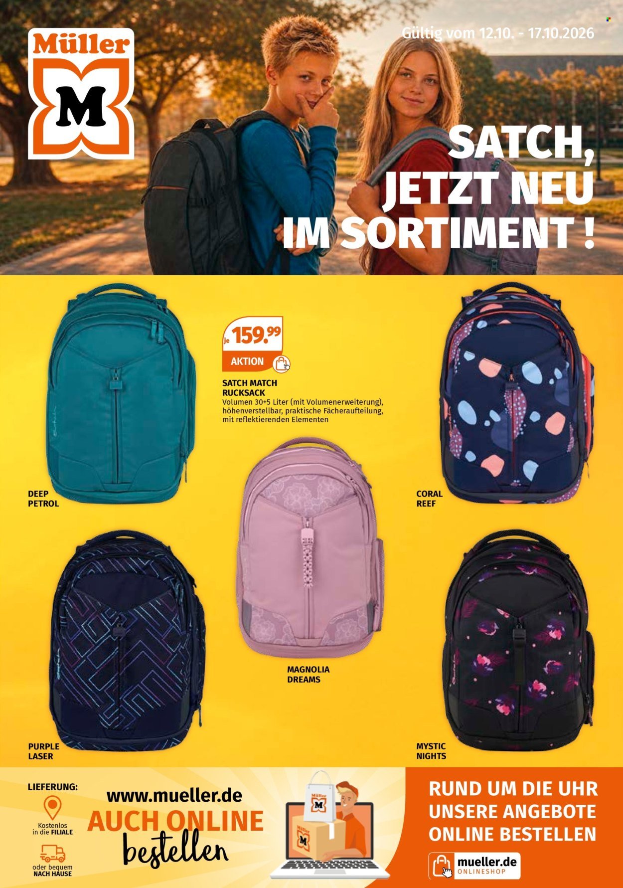 MÜLLER Prospekt - Dein neuer Rucksack!