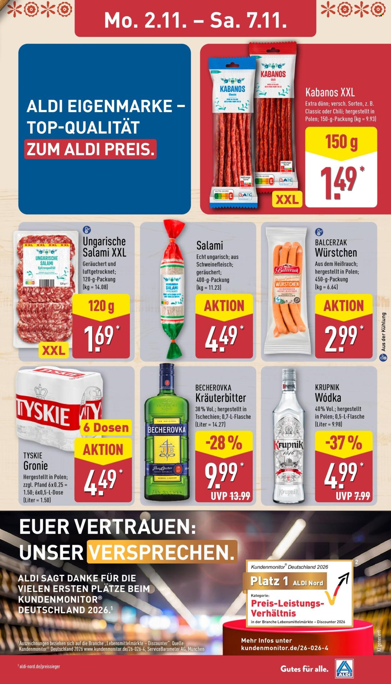 ALDI NORD Prospekt - Ab Montag 2.11.2026