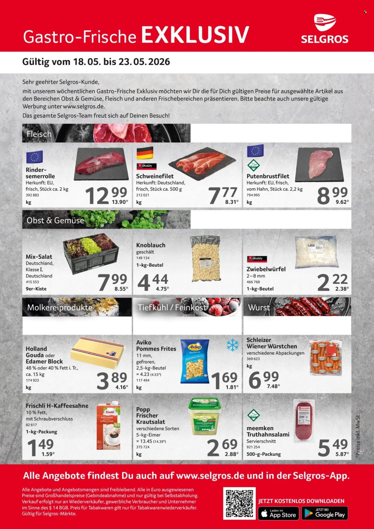 SELGROS Prospekt - Gastro Angebote
