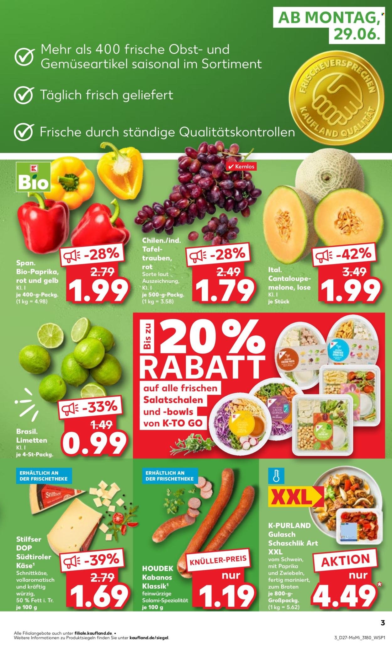 KAUFLAND Prospekt - Ab Montag 29.06.2026
