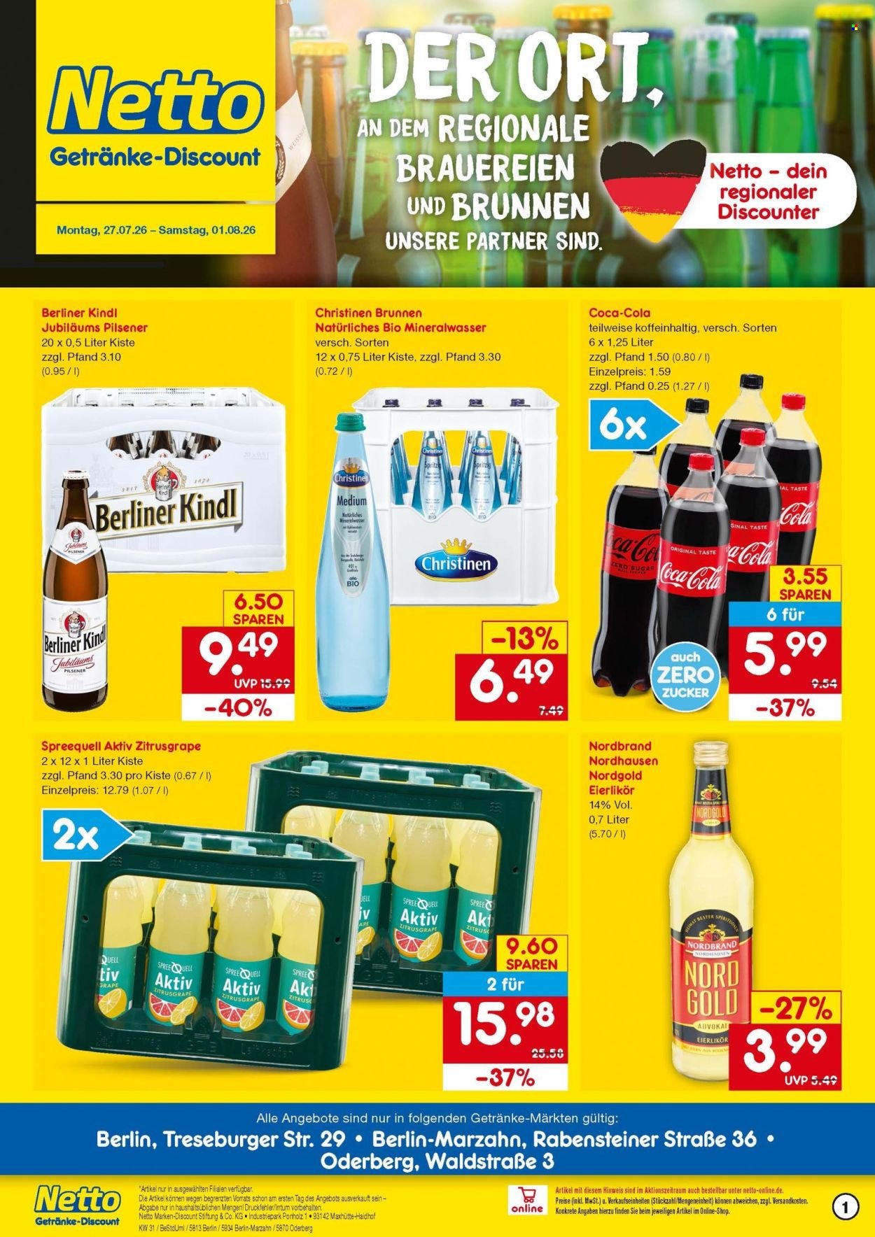 NETTO MARKEN-DISCOUNT Prospekt - Getränkemarkt in deiner Nähe