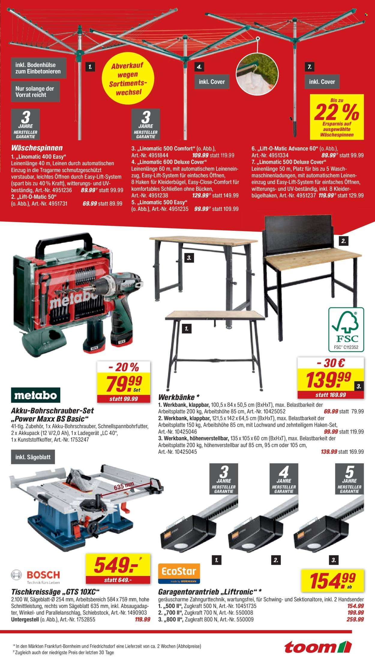 TOOM BAUMARKT Prospekt - Ab Samstag 22.08.2026