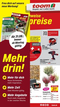 TOOM BAUMARKT Prospekt - Ab Samstag 22.08.2026