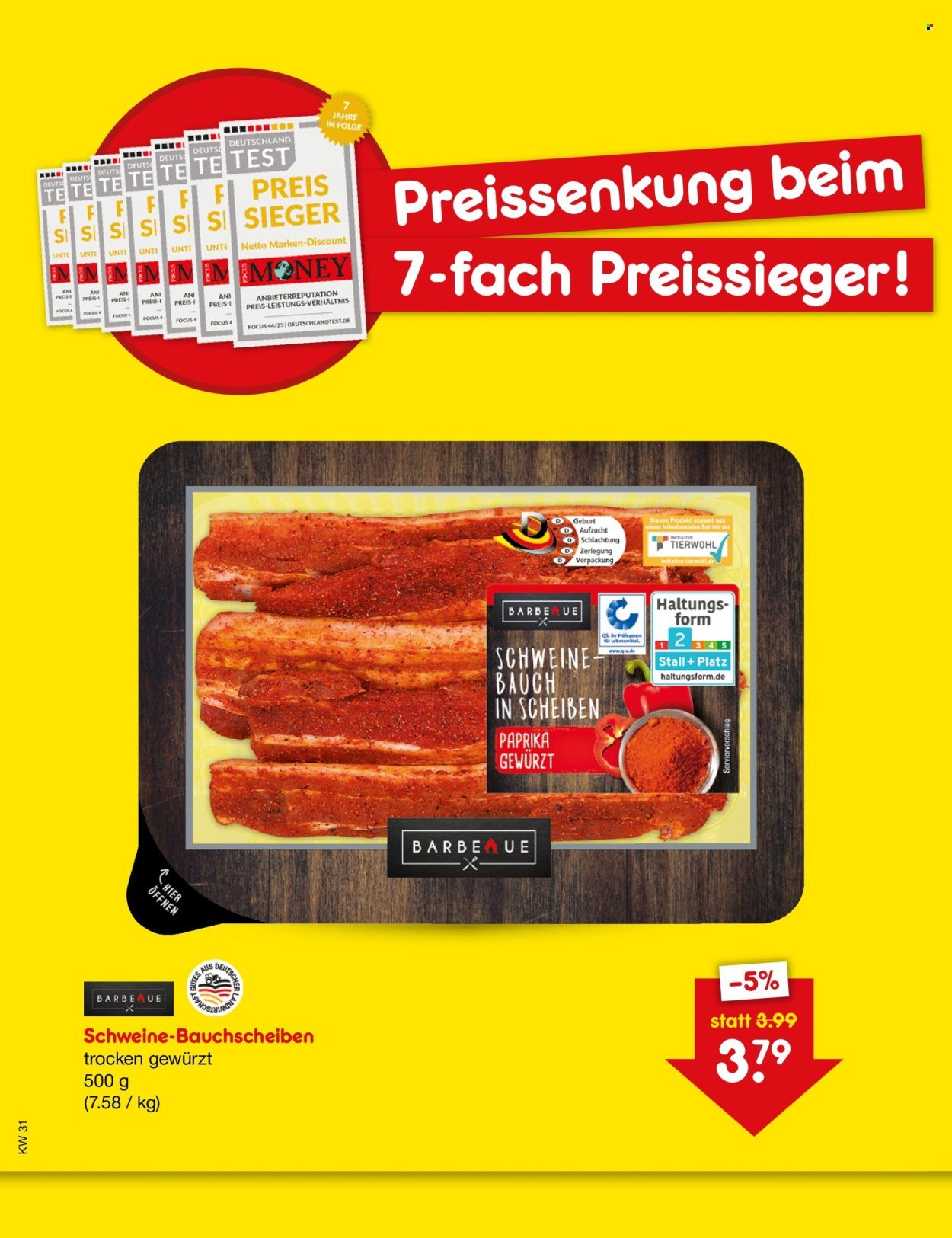 NETTO MARKEN-DISCOUNT Angebote - Preissenkung auf Dauer
