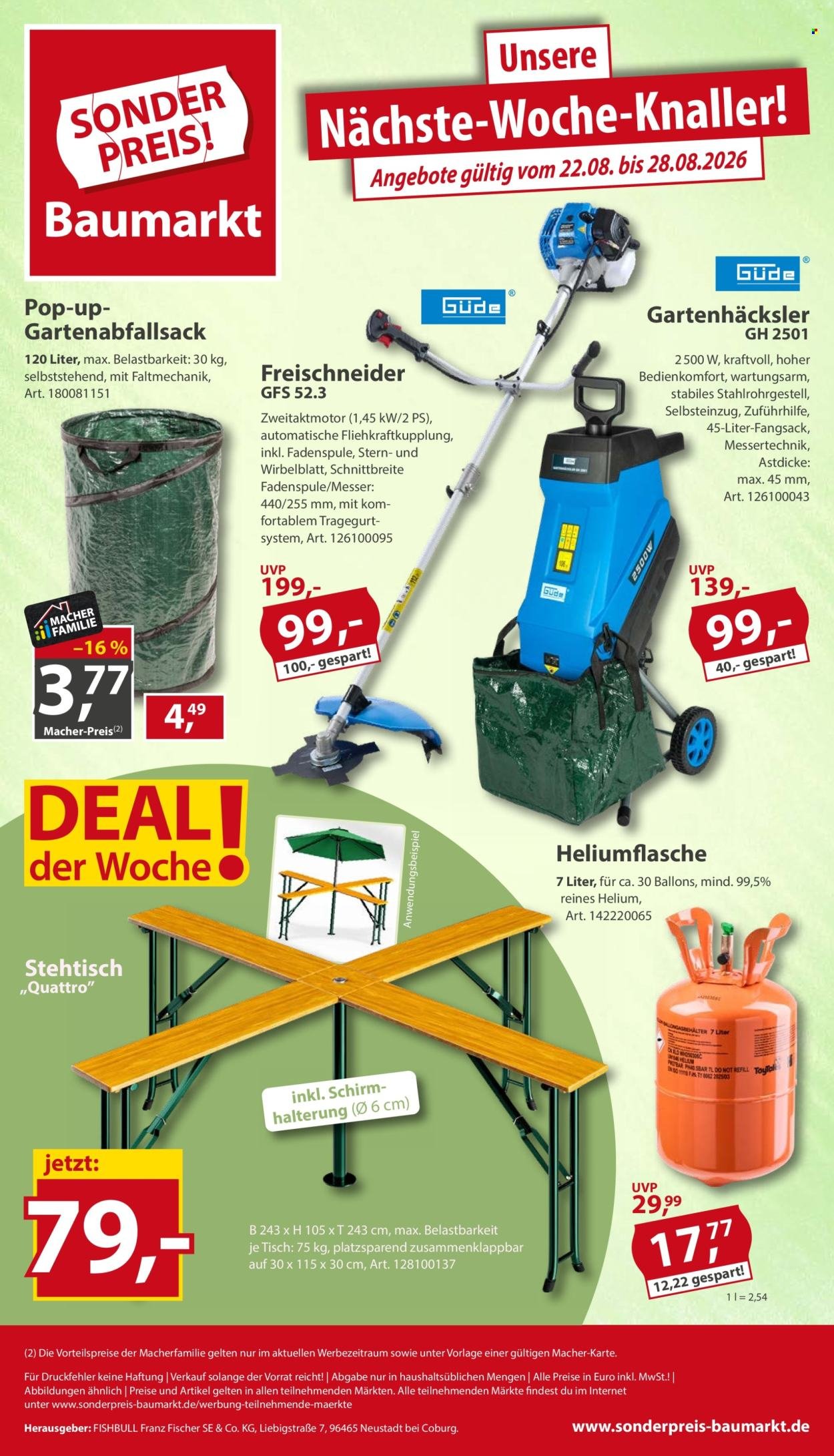 SONDERPREIS-BAUMARKT Prospekt - Ab Samstag 15.08.2026