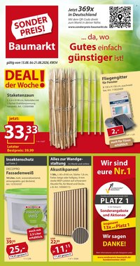 SONDERPREIS-BAUMARKT Prospekt - Ab Samstag 15.08.2026