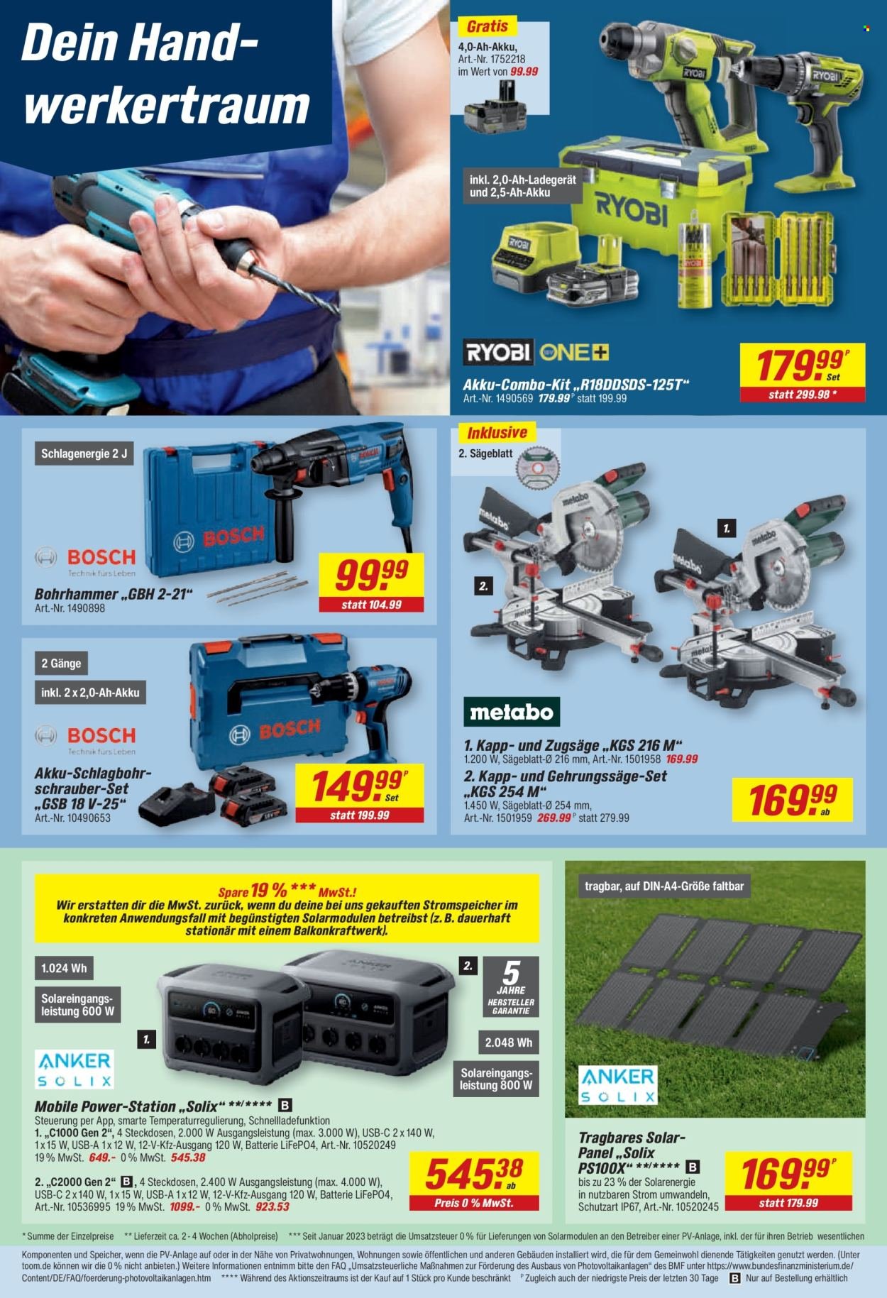 TOOM BAUMARKT Prospekt - Ab Montag 14.09.2026
