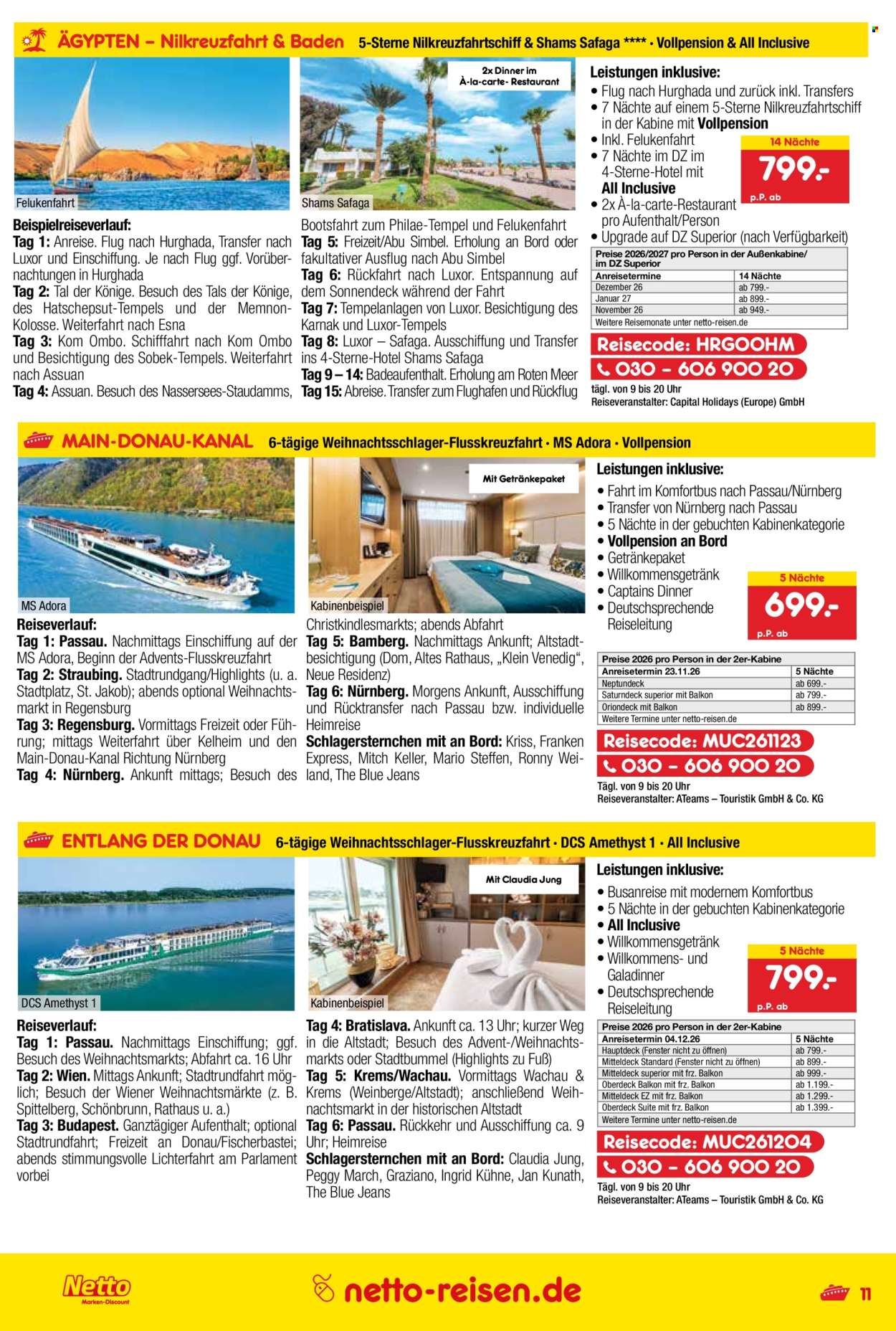 NETTO MARKEN-DISCOUNT Prospekt - Reise-Angebote