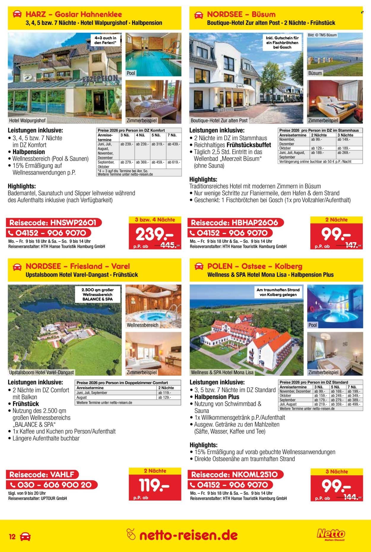 NETTO MARKEN-DISCOUNT Prospekt - Reise-Angebote