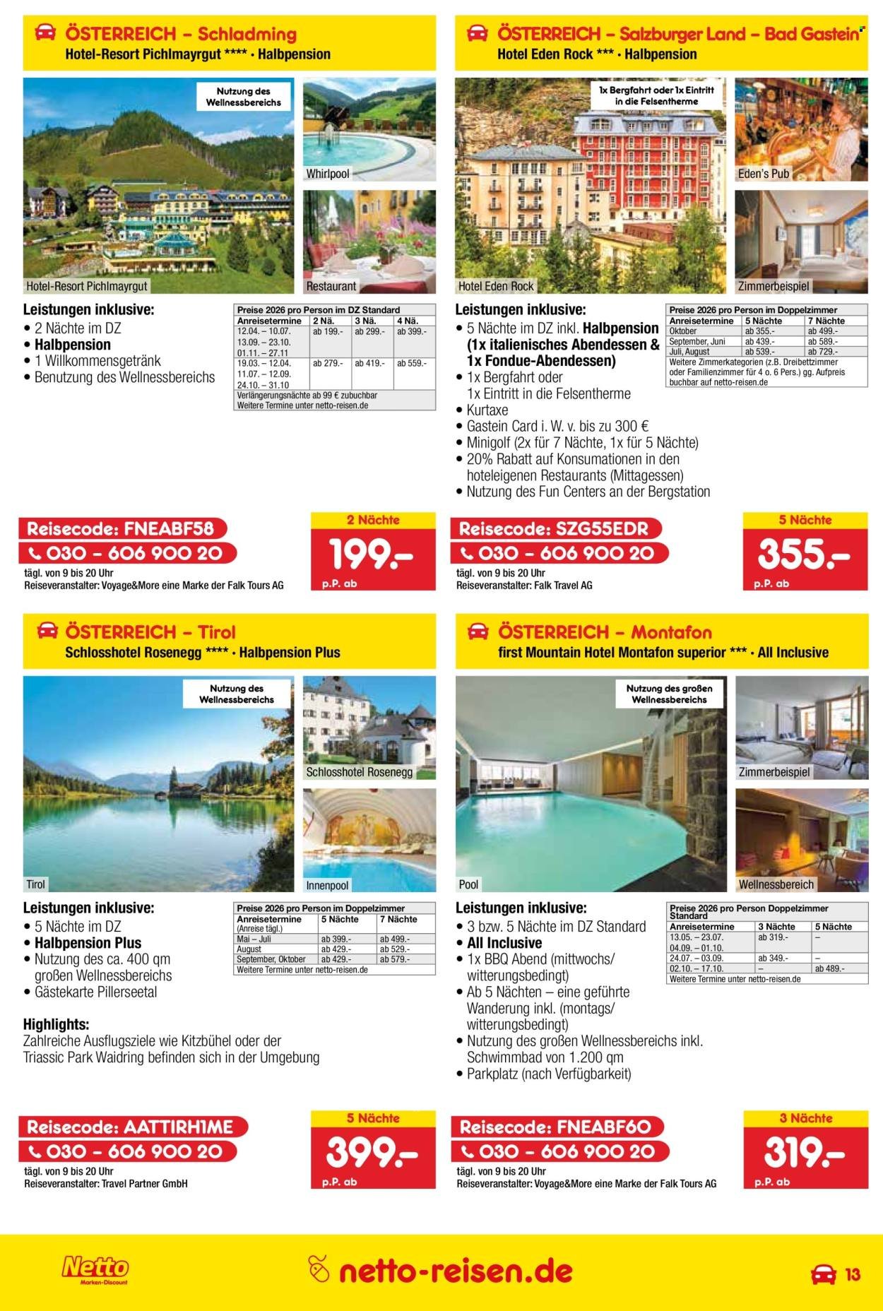 NETTO MARKEN-DISCOUNT Prospekt - Reise-Angebote