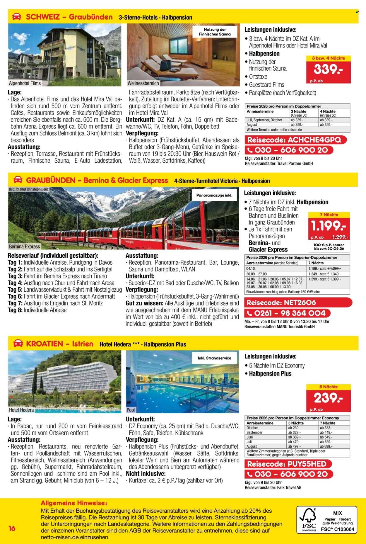 NETTO MARKEN-DISCOUNT Prospekt - Reise-Angebote